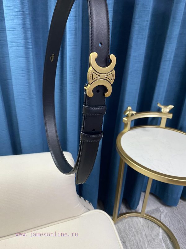 Celine Women's Belt, Women's Belt Series Specification 25mm Triumphal Arch Series with Compl lqh1vfi8