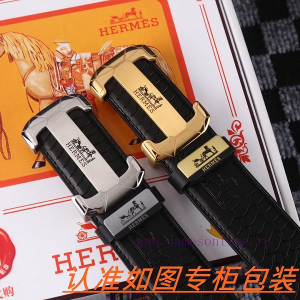 Men's belt HermesMen's leather belt is made of 100% head layer cowhide, ensuring that the 24 re4h9ffc