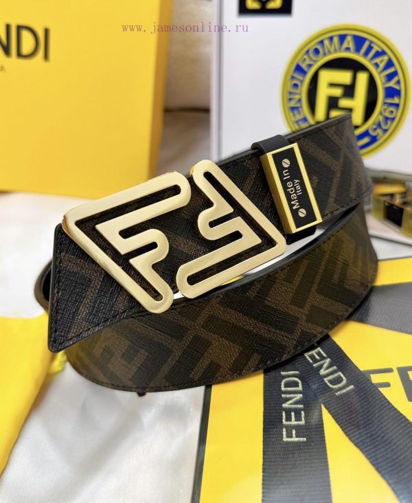 Belt FENDI Fendi ReproductionBelt made of 100% top layer cowhide, ensuring genuine leather d h4xcxkps - Image 4