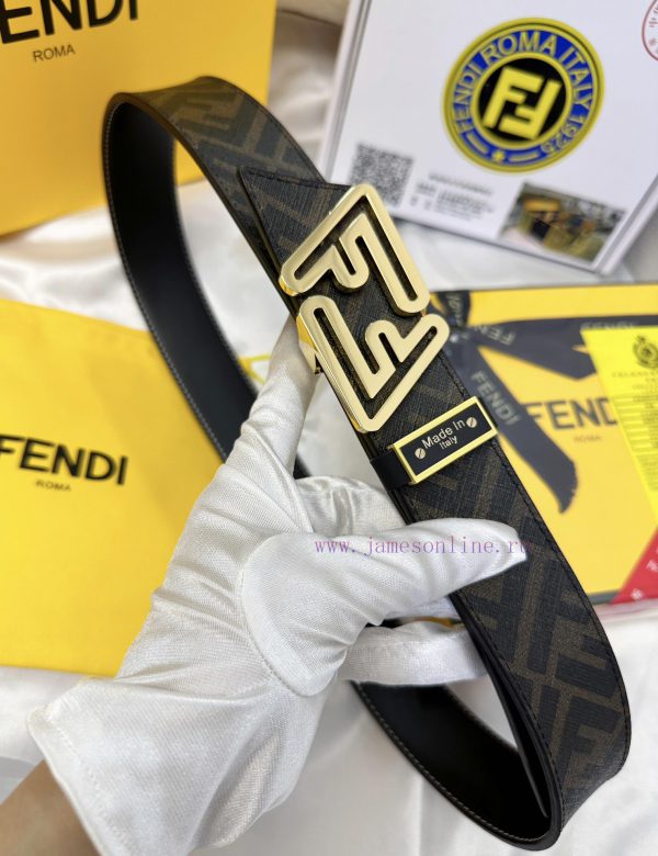 Belt FENDI Fendi ReproductionBelt made of 100% top layer cowhide, ensuring genuine leather d h4xcxkps - Image 10