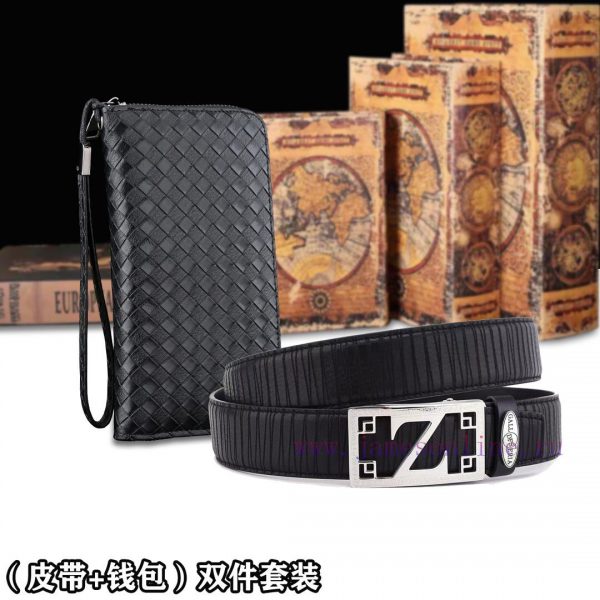 Belt and wallet two-piece setWooden box with accompanying picturesJohnny's Belt and Wallet S lr7cd6sg - Image 4