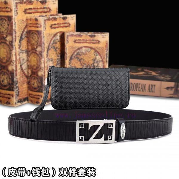 Belt and wallet two-piece setWooden box with accompanying picturesJohnny's Belt and Wallet S lr7cd6sg - Image 5