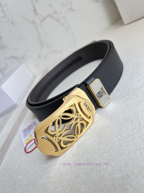 Luo Yiwei Loewe Belt ️ Automatic BeltPure steel material glossy automatic buckle, automatic t93t31w4 - Image 3