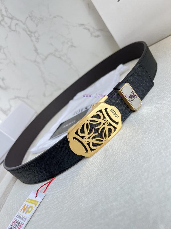 Luo Yiwei Loewe Belt ️ Automatic BeltPure steel material glossy automatic buckle, automatic t93t31w4 - Image 4