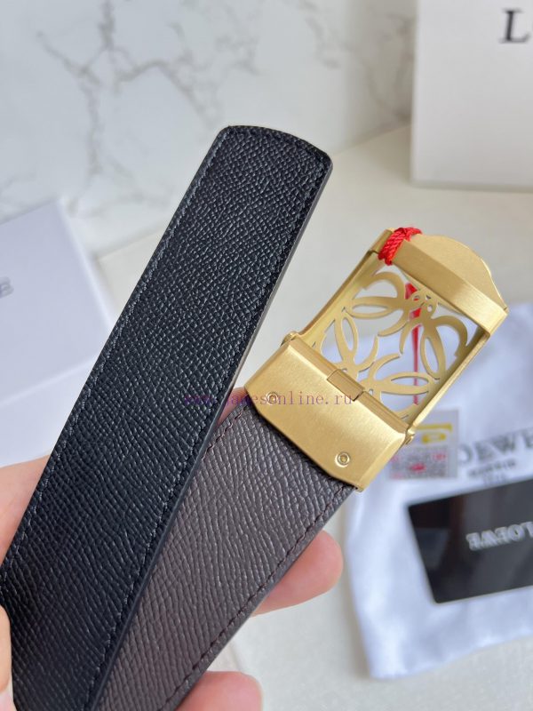 Luo Yiwei Loewe Belt ️ Automatic BeltPure steel material glossy automatic buckle, automatic t93t31w4 - Image 6