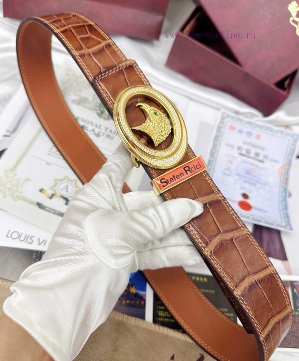 Belt Stefen Rcici Nitz ️ Private CustomizationGrade Reproduction - Imported original crocodi ahg5fqdq - Image 6