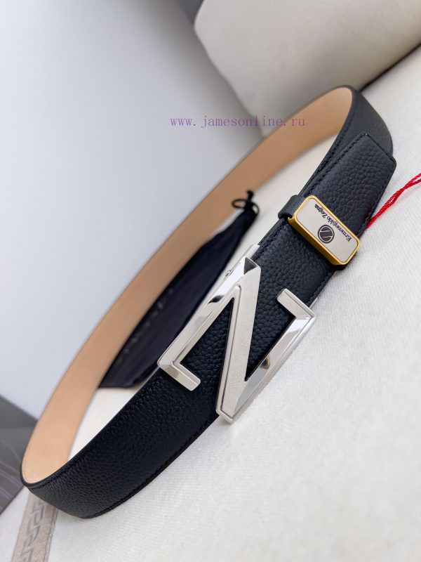 Jenny Ermenegido Zelma. Belt Automatic BeltPure steel material automatic buckle, top layer c kp3hj3hn - Image 4