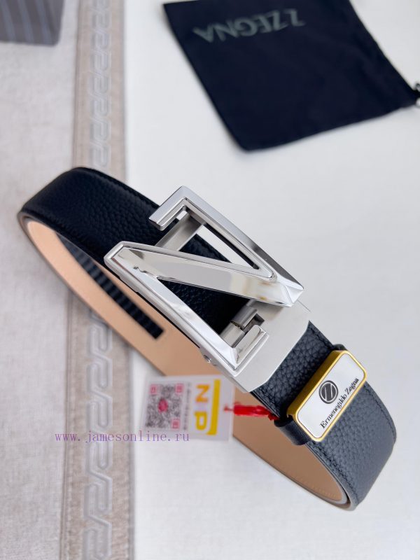 Jenny Ermenegido Zelma. Belt Automatic BeltPure steel material automatic buckle, top layer c kgkp7jvh - Image 4