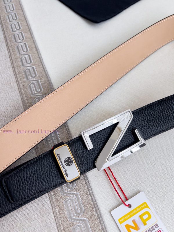 Jenny Ermenegido Zelma. Belt Automatic BeltPure steel material automatic buckle, top layer c kp3hj3hn - Image 5