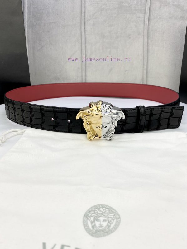 Width 4.0cm Versace is made of carefully selected imported cowhide. This deer leather belt i iu1s0fxn