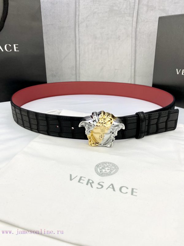 Width 4.0cm Versace is made of carefully selected imported cowhide. This deer leather belt i eh2tx1g0