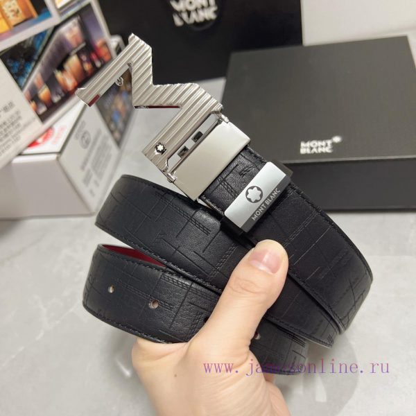 MontblancMaterial: Leather Belt with 100% Head Layer. The leather belt is guaranteed to be g 7i08y85y