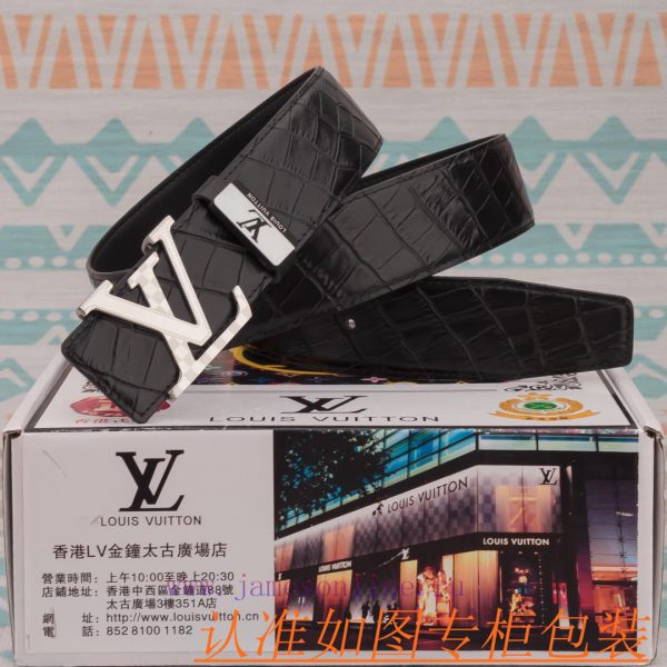 Belt and belt LV Louis Vuitton cowhide beltMen's belt material: 100% head layer cowhide belt 31clugvi