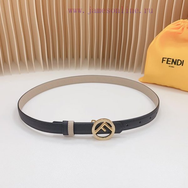 2.0cm Fendi official website new model, double-sided top layer cowhide material, length. 75. 90z1qad4