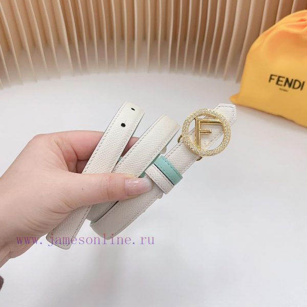 2.0cm Fendi official website new model, double-sided top layer cowhide material, length. 75. y8fkj5av - Image 5