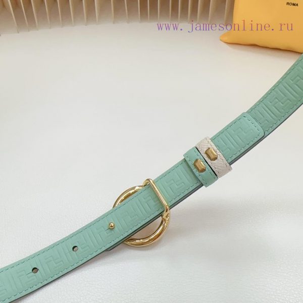 2.0cm Fendi official website new model, double-sided top layer cowhide material, length. 75. y8fkj5av - Image 10