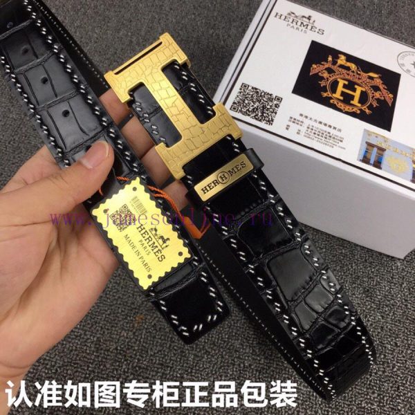 Hermes HERMESIdentify genuine productsGrade: Imported top layer cowhide from Italy, crocodil 8j0v5tjm - Image 3