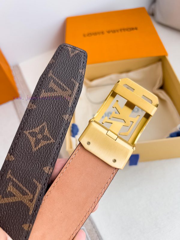 LV... Louis Vuitton Belt ️ Automatic BeltAutomatic buckle, made of pure steel material, with tpbbabu2 - Image 12