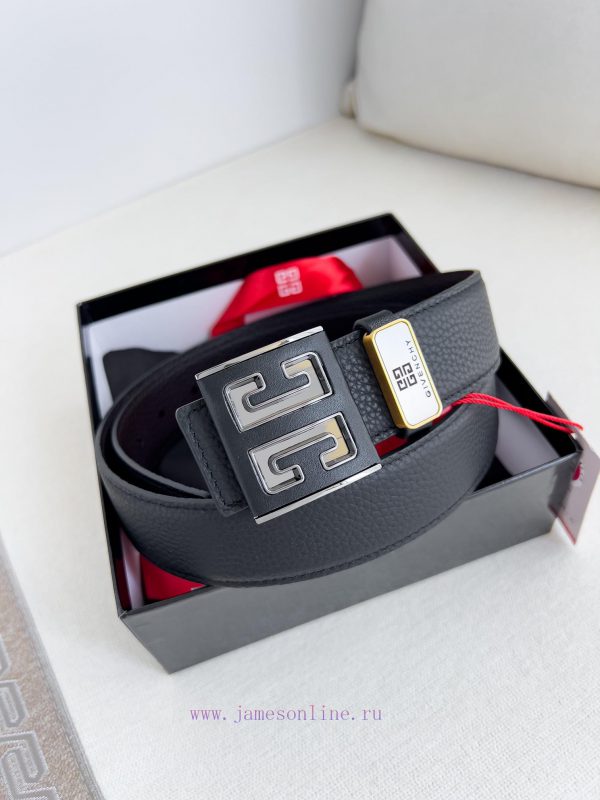 Givenchy GIVENCHY Belt ️ BeltHanging buckle, pure steel material buckle head, double-sided c khk55gzz