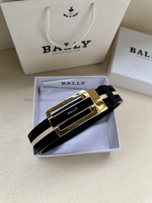 BALLY's new lychee patterned leather men's casual cloth paired with leather dual use waist b m5mjgeit - Image 6