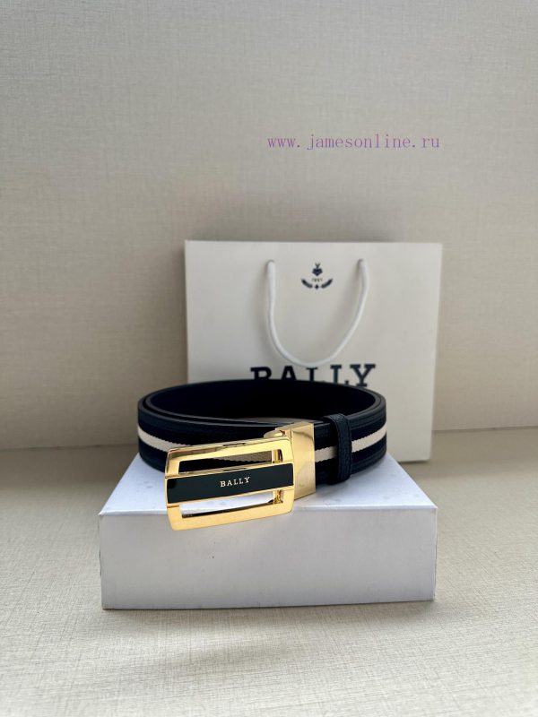BALLY's new lychee patterned leather men's casual cloth paired with leather dual use waist b m5mjgeit - Image 7