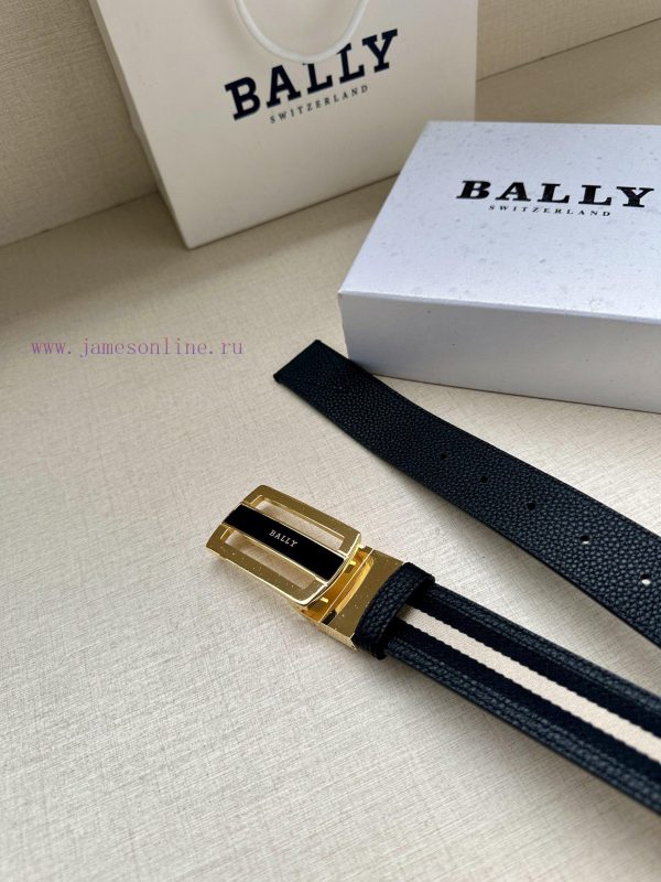 BALLY's new lychee patterned leather men's casual cloth paired with leather dual use waist b m5mjgeit - Image 10