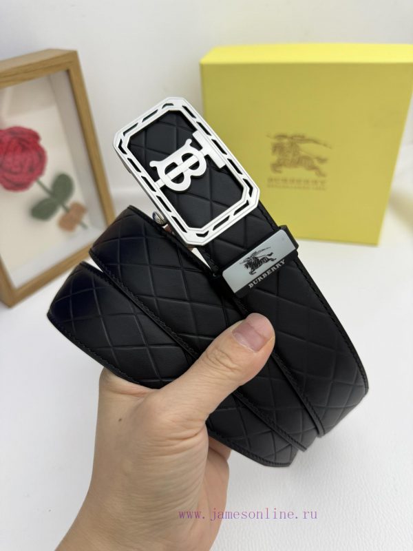 Burberry automatic beltMaterial: Leather Belt with 100% Head Layer. The leather belt is guar wntsw513