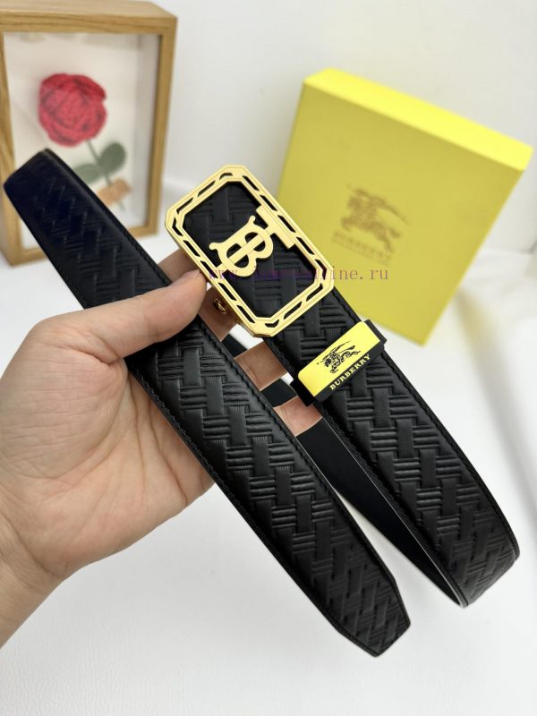 Burberry automatic beltMaterial: Leather Belt with 100% Head Layer. The leather belt is guar xzcmafq1 - Image 3