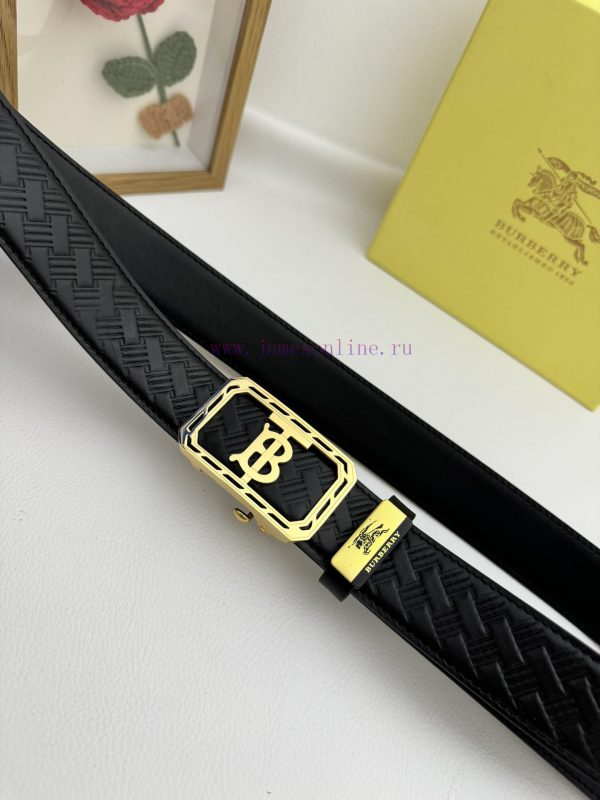 Burberry automatic beltMaterial: Leather Belt with 100% Head Layer. The leather belt is guar xzcmafq1 - Image 7