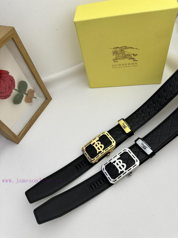 Burberry automatic beltMaterial: Leather Belt with 100% Head Layer. The leather belt is guar xzcmafq1 - Image 9