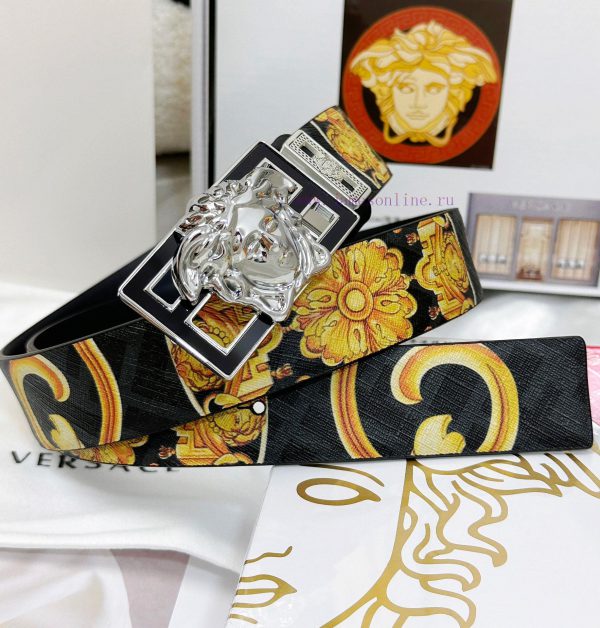 Belt Versace Versace Top Remakes-The waistband is made of 100% imported original cowhide, en j1vhpm01 - Image 7