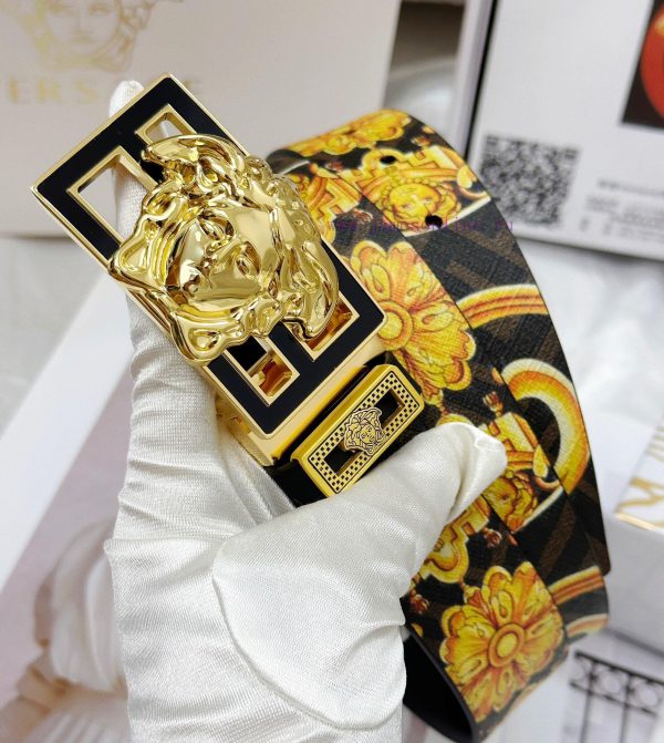 Belt Versace Versace Top Remakes-The waistband is made of 100% imported original cowhide, en j1vhpm01 - Image 10