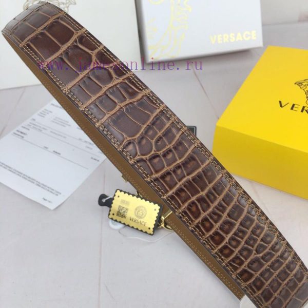 Versace Versace Top RemakesNew crocodile patternGrade: Imported from Italy, 100% original fa z6ighrsg - Image 9