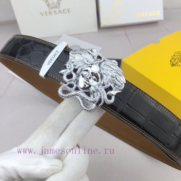 Versace Versace Top RemakesNew crocodile patternGrade: Imported from Italy, 100% original fa vtw1xpxw - Image 3
