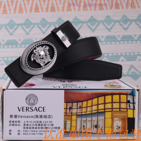 Belt belt Versace cowhide beltMen's belt material: 100% head layer cowhide belt, guaranteed bfgl4mlx