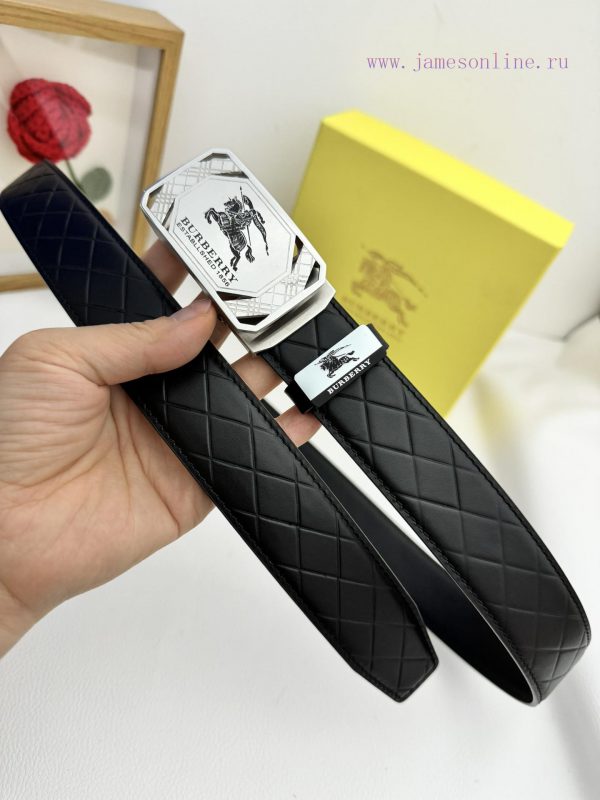 Burberry automatic beltMaterial: Leather Belt with 100% Head Layer. The leather belt is guar 3i0sgc8x - Image 5