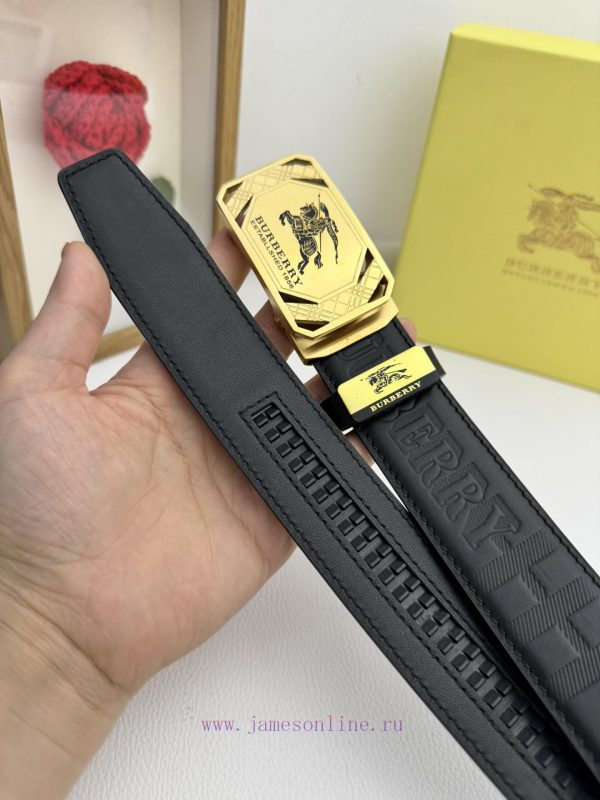 Burberry automatic beltMaterial: Leather Belt with 100% Head Layer. The leather belt is guar s4atph84 - Image 8