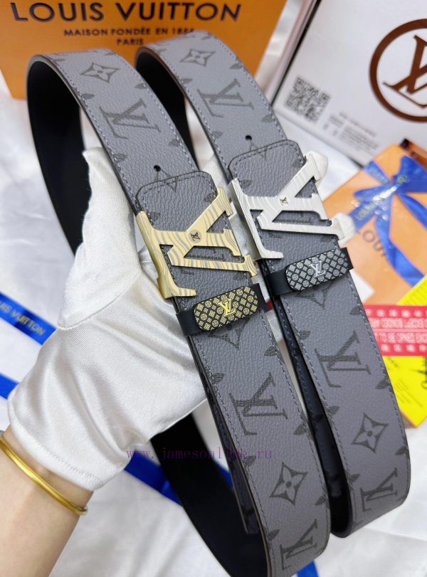 Belt LV Louis Vuitton's top tier replicaThe waistband is made of 100% cowhide, ensuring a ge fkdubess - Image 2