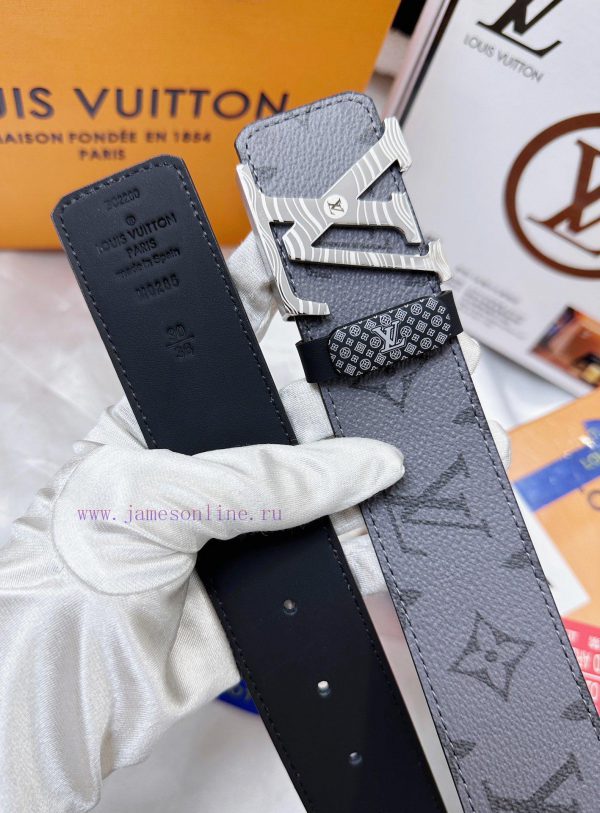Belt LV Louis Vuitton's top tier replicaThe waistband is made of 100% cowhide, ensuring a ge fkdubess - Image 10