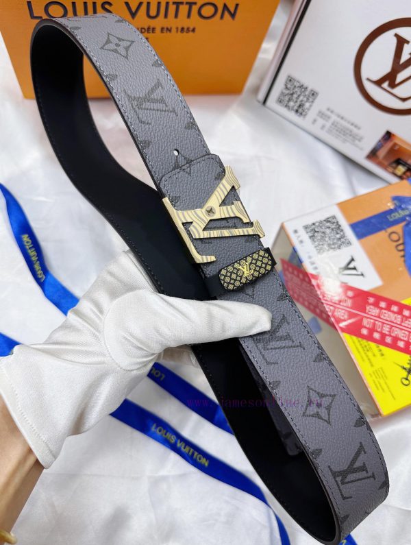 Belt LV Louis Vuitton's top tier replicaThe waistband is made of 100% cowhide, ensuring a ge y9o7aoka - Image 10