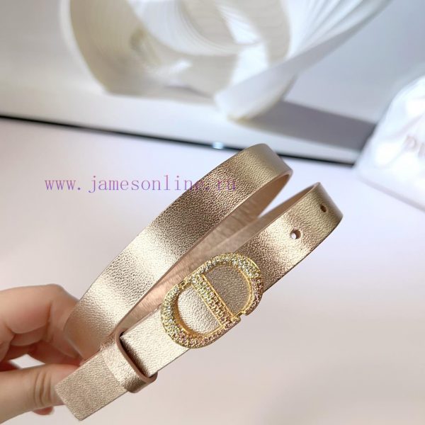 2.0cm Dior new belt, double-sided top layer cowhide material, length 75.80.85.90.95.100 euro 6y1wdydo - Image 5