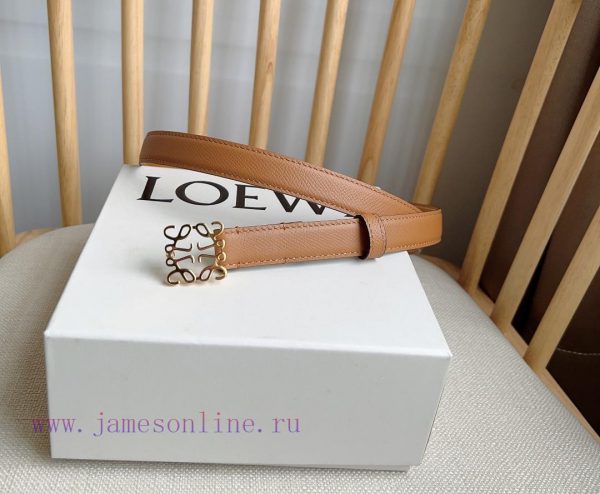 LOEWE's latest same style waist belt [Celebration] [Celebration] Plain cowhide leather belt dbwdnkfn