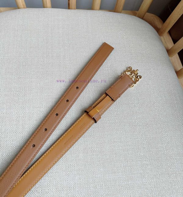 LOEWE's latest same style waist belt [Celebration] [Celebration] Plain cowhide leather belt dbwdnkfn - Image 7