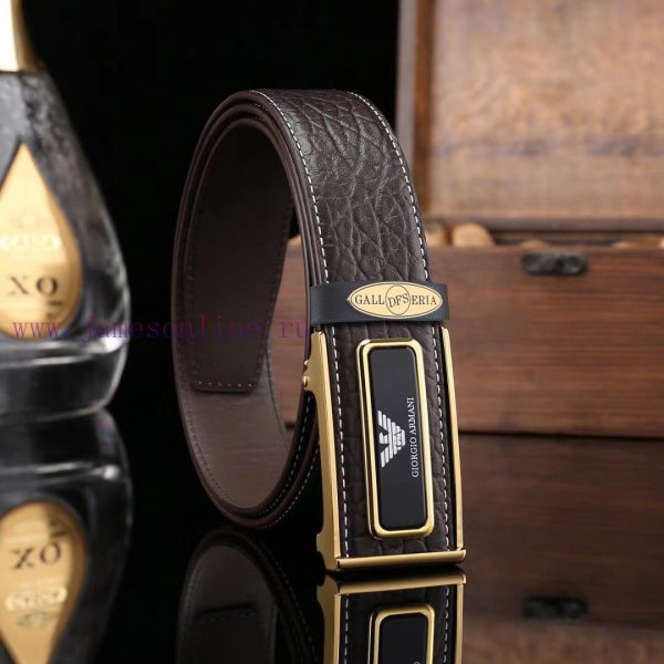 Complete setArmani100% dual color pure steel buckle materialThe front of the belt is made of q623v1t7