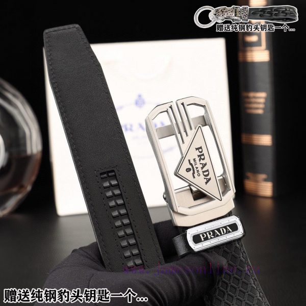 Give away a pure steel keychain as a giftComplete setPrada productsBuckle material: high-qua s2k6ni4p - Image 8
