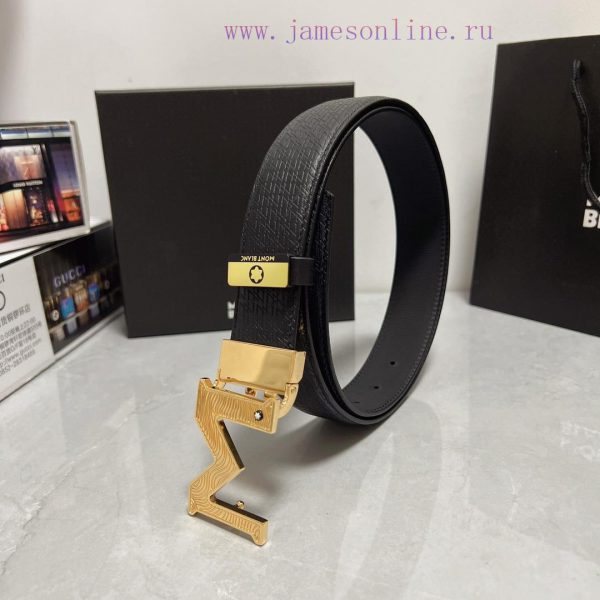 MontblancMaterial: Leather Belt with 100% Head Layer. The leather belt is guaranteed to be g m4lt25is