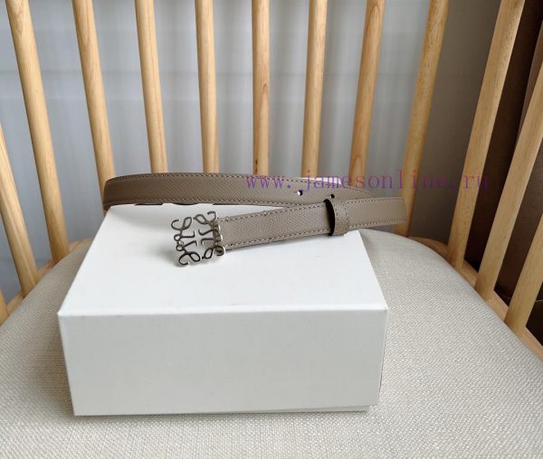 LOEWE's latest same style waist belt [Celebration] [Celebration] Plain cowhide leather belt x5dxoeb9