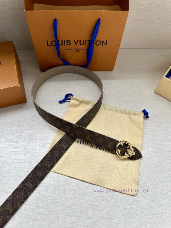 3.0-wide LV Flowergram Round double-sided belt interprets Louis Vuitton's classic elements f 9atfpqvu - Image 7