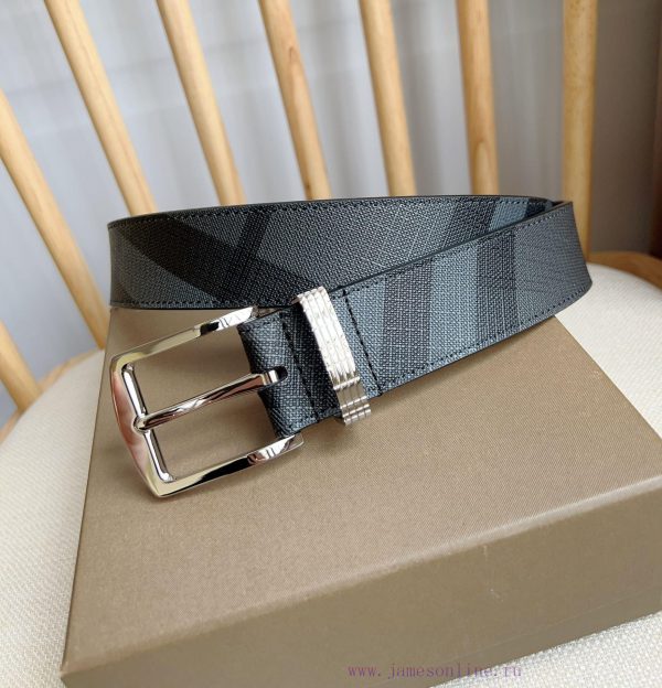 Burberry launches new matching palladium plated buckle design with engraved Burberry plaid w jkhbn0mp - Image 3