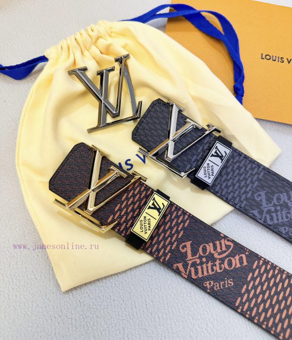 Belt LV Louis ReproductionBelt made of 100% head layer cowhide, ensuring a three-dimensional wwqcb3gc